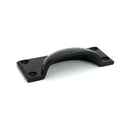 From The Anvil - Black Hammered Art Deco Drawer Pull - 52156 - Choice Handles