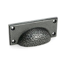 From The Anvil - Pewter Hammered Art Deco Drawer Pull - 52157 - Choice Handles