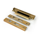 From The Anvil - Satin Brass ½" Rebate Kit for Sash Lock - 52190