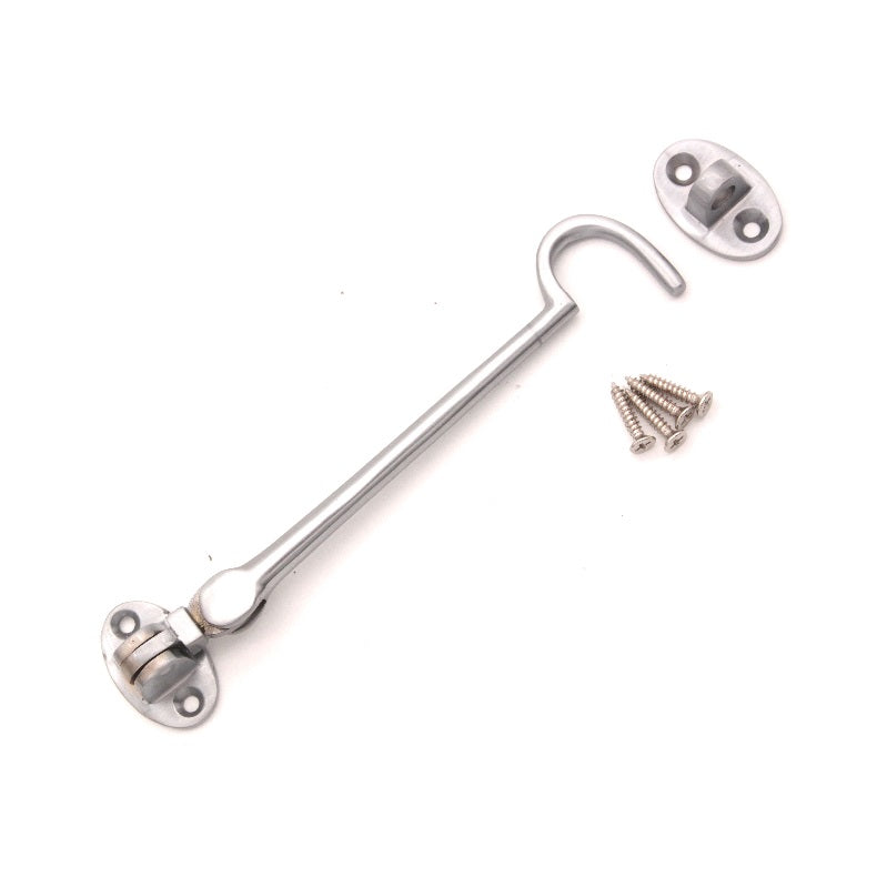 Spira Brass - Silent Cabin Hook 8" -  200mm  - Satin Chrome - SB8114SC - Choice Handles