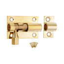 Spira Brass - Brass Barrel Bolt 38mm  - Polished Brass - 6125PB38 - Choice Handles