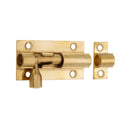 Spira Brass - Brass Barrel Bolt 50mm  - Polished Brass - 6125PB50 - Choice Handles