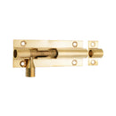 Spira Brass - Brass Barrel Bolt 75mm  - Polished Brass - 6125PB75 - Choice Handles