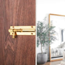 Spira Brass - Brass Barrel Bolt 75mm  - Polished Brass - 6125PB75 - Choice Handles