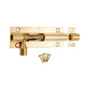 Spira Brass - Brass Barrel Bolt 75mm  - Polished Brass - 6125PB75 - Choice Handles
