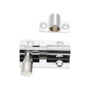 Spira Brass - Brass Barrel Bolt 38mm  - Polished Chrome - 6125PC38 - Choice Handles