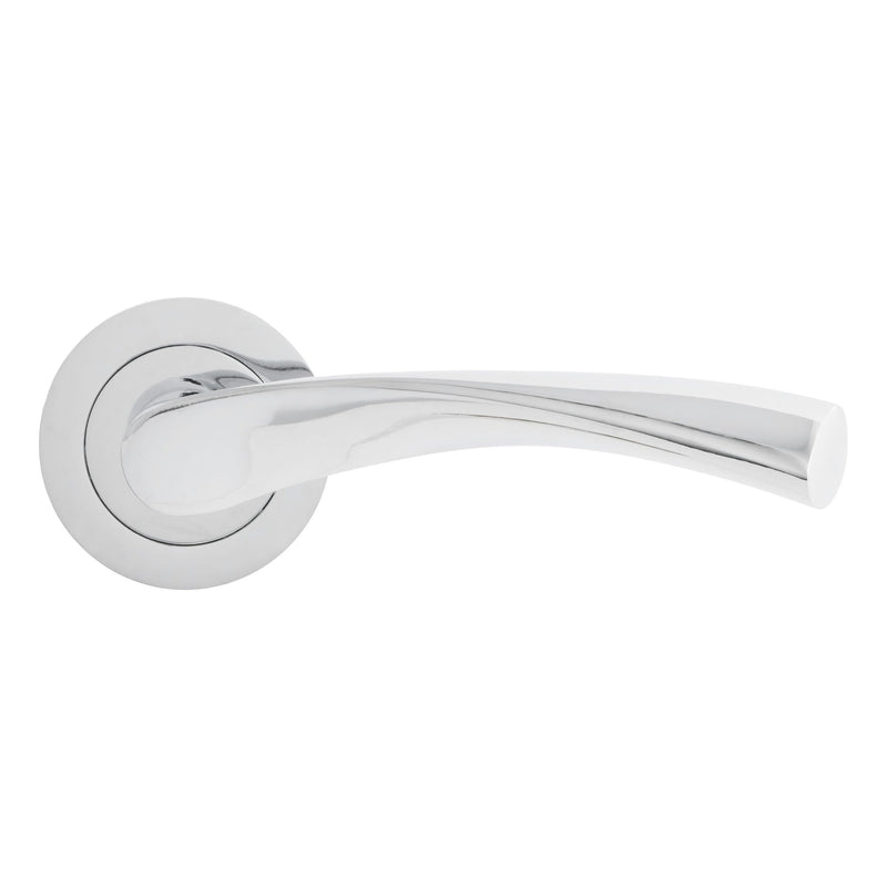 Eclipse - Monza Designer Lever on rose -  Polished Chrome -  62110 - Choice Handles