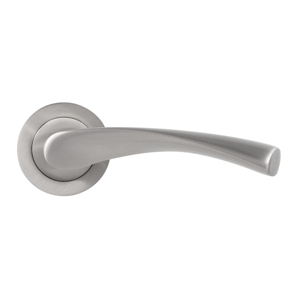 Eclipse - Monza Designer Lever on rose -  Satin Nickel -  62112 - Choice Handles