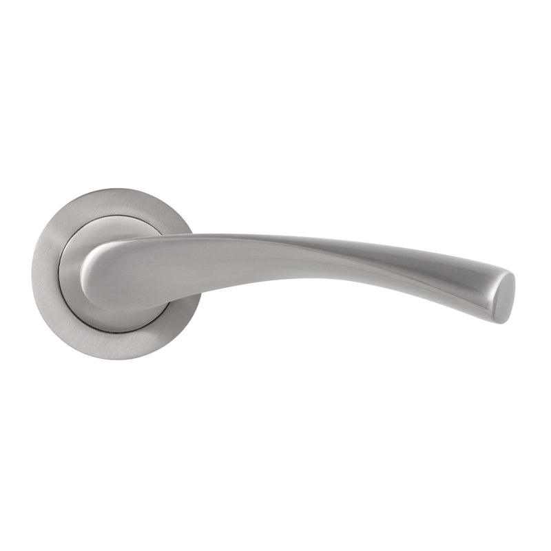 Eclipse - Monza Designer Lever on rose -  Satin Nickel -  62112 - Choice Handles