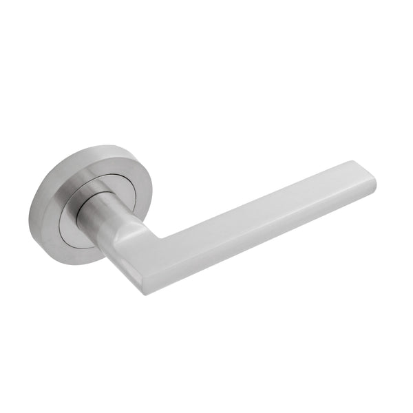 Eclipse - Auriga Designer Lever on rose -  Satin Nickel -  62120 - Choice Handles