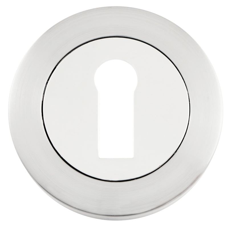 Eclipse - Standard Keyway Escutcheon  -  Satin Nickel -  62661 - Choice Handles