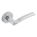 Eclipse - Tifosi Designer Lever on rose -  Satin Chrome/Polished Chrome -  63115 - Choice Handles