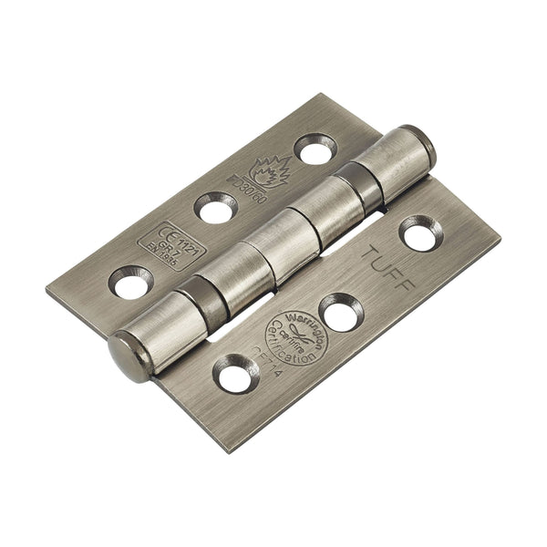 Spira Brass - CE7 76mm  Mild Steel BB Butt Hinge- Antique Brass - 6911ANT