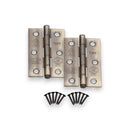 Spira Brass - CE7 76mm  Mild Steel BB Butt Hinge- Antique Brass - 6911ANT - Choice Handles
