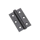 Spira Brass - CE7 76mm  Mild Steel BB Butt Hinge - Matt Black - 6911BLK - Choice Handles