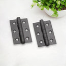 Spira Brass - CE7 76mm  Mild Steel BB Butt Hinge - Matt Black - 6911BLK - Choice Handles