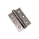 Spira Brass - CE7 76mm  Mild Steel BB Butt Hinge  - Black Nickel - 6911BN - Choice Handles