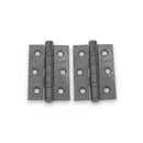 Spira Brass - CE7 76mm  Mild Steel BB Butt Hinge - Gunmetal Grey - 6911GG - Choice Handles