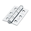 Spira Brass - CE7 76mm  Mild Steel BB Butt Hinge - Polished Chrome - 6911PC - Choice Handles