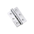 Spira Brass - CE7 76mm  Mild Steel BB Butt Hinge - Polished Chrome - 6911PC - Choice Handles