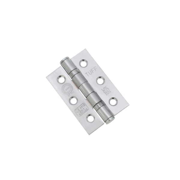 Spira Brass - CE7 76mm  Mild Steel BB Butt Hinge - Satin Chrome - 6911SC