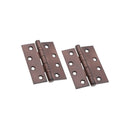 Spira Brass - CE11  100mm Mild Steel BB Butt Hinge - Aged Bronze - 6921ABZ - Choice Handles