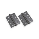 Spira Brass - CE11  100mm Mild Steel BB Butt Hinge - Matt Black - 6921BLK - Choice Handles