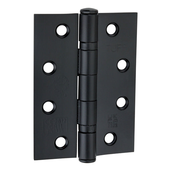 Spira Brass - CE11  100mm Mild Steel BB Butt Hinge - Matt Black - 6921BLK