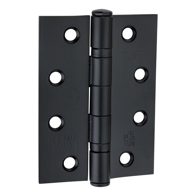 Spira Brass - CE11  100mm Mild Steel BB Butt Hinge - Matt Black - 6921BLK - Choice Handles