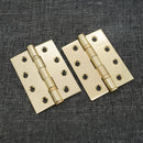 Spira Brass - CE11  100mm Mild Steel BB Butt Hinge - Electro Brass - 6921EB - Choice Handles