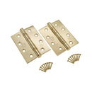 Spira Brass - CE11  100mm Mild Steel BB Butt Hinge - Electro Brass - 6921EB - Choice Handles