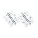 Spira Brass - CE13 100mm  Stainless Steel BB Hinge - Polished Chrome - 8339 - Choice Handles