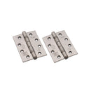 Spira Brass - CE11  100mm Mild Steel BB Butt Hinge - Pewter - 6921PEW - Choice Handles