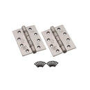 Spira Brass - CE11  100mm Mild Steel BB Butt Hinge - Pewter - 6921PEW - Choice Handles