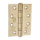 Spira Brass - CE11  100mm Mild Steel BB Butt Hinge  Satin Brass - 6921SB - Choice Handles