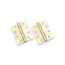Spira Brass - CE11  100mm Mild Steel BB Butt Hinge  Satin Brass - 6921SB - Choice Handles