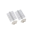 Spira Brass - CE11  100mm Mild Steel BB Butt Hinge - Satin Chrome - 6921SC - Choice Handles