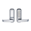 Eclipse - ED40 Push Button Digital Lock - SCP (c/w Clutch) -  Satin Chrome -  70260 - Choice Handles