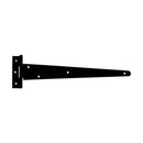Spira Brass - Iron Tee Hinge  - Standard 14" - 350mm  - Black - 7123 - Choice Handles