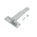 Spira Brass - Hook and Band Hinge - Straight 8" - 200mm  - Galvanised - 7151 - Choice Handles