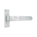 Spira Brass - Hook and Band Hinge - Straight 10" - 250mm  - Galvanised - 7152 - Choice Handles