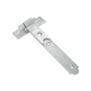 Spira Brass - Hook and Band Hinge - Straight 10" - 250mm  - Galvanised - 7152 - Choice Handles