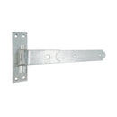 Spira Brass - Hook and Band Hinge - Straight 12" - 300mm  - Galvanised - 7153 - Choice Handles