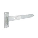Spira Brass - Hook and Band Hinge - Straight 18" - 450mm  - Galvanised - 7154 - Choice Handles