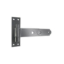 Spira Brass - Hook and Band Hinge - Straight 8" - 200mm  - Black - 7156 - Choice Handles