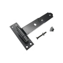 Spira Brass - Hook and Band Hinge - Straight 8" - 200mm  - Black - 7156 - Choice Handles