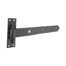 Spira Brass - Hook and Band Hinge - Straight 12" - 300mm - Black - 7158 - Choice Handles