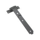 Spira Brass - Hook and Band Hinge - Straight 12" - 300mm - Black - 7158 - Choice Handles