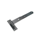 Spira Brass - Hook and Band Hinge - Straight 12" - 300mm - Black - 7158 - Choice Handles