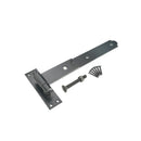 Spira Brass - Hook and Band Hinge - Straight 12" - 300mm - Black - 7158 - Choice Handles